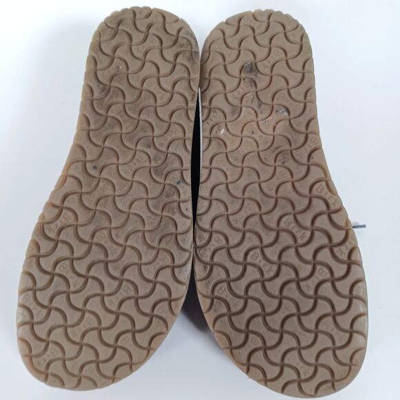 Birkenstock Womens Sneaker Size 6 W EU 37 Blue Suede Lace Up Bend Low Top - Picture 7 of 9